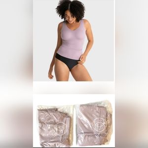 Evelyn & Bobbie Defy Bra Tank Amethyst 2 PAIR LOT